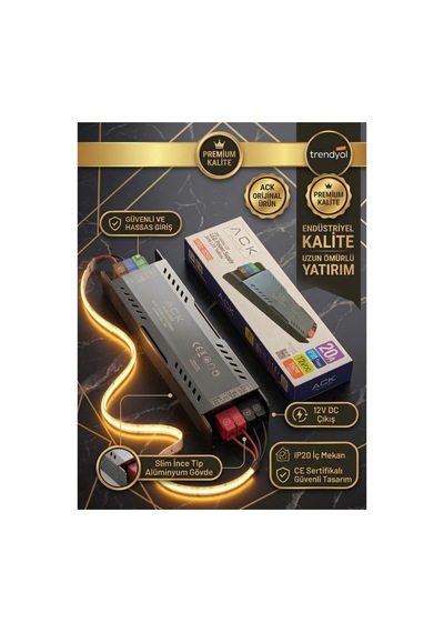 Enerji Aydınlatma / 20 Amper Trafo 12v