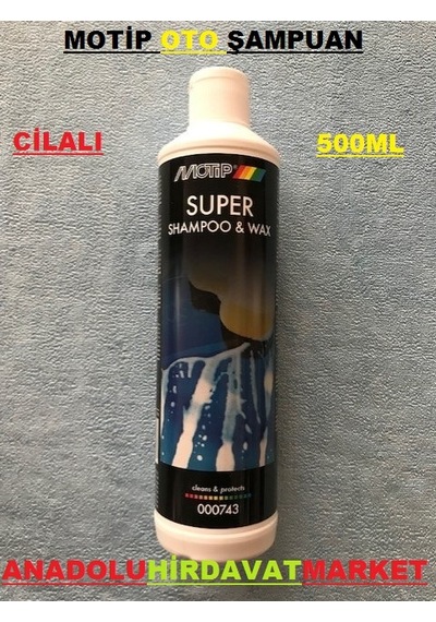 Motip Oto Şampuanı Cilalı 500Ml Kaliteli Cilalı Oto Şampuan