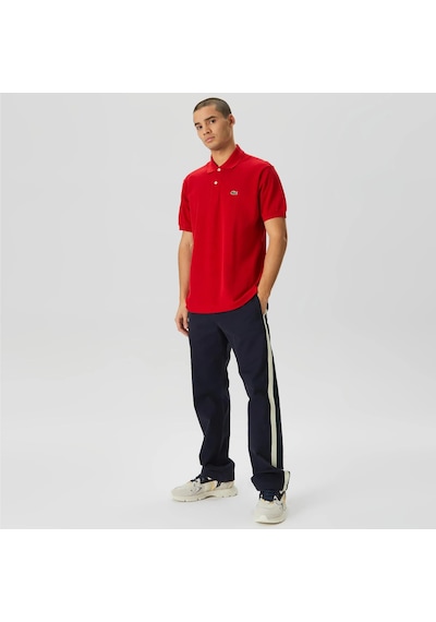 Lacoste Erkek Klasik Pike Kumaş Polo T-shirt Kırmızı