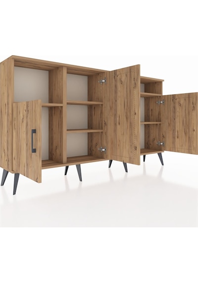 Arges Konsol 5 Raflı 4 Kapaklı 176x30x99 Çam-çam Atlas Çam - Atlas Çam Arges Konsol 5 Raflı 4 Kapaklı 176x30x99 Çam-çam Atlas Çam - Atlas Çam