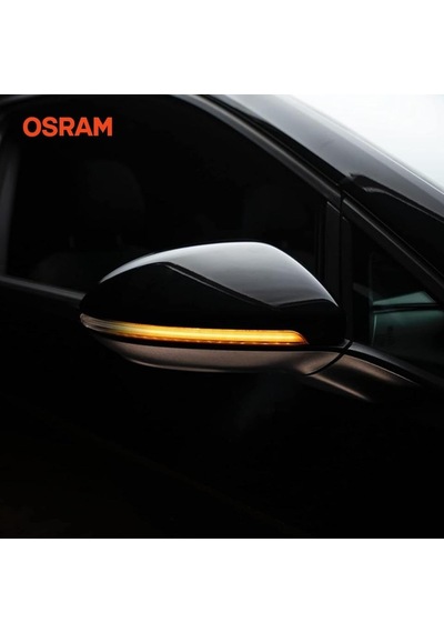 Osram Ayna Sinyal Lambası Kayar Ledli Siyah Vw Golf Vıı/golf 7.5/touran Iı 2 Ad