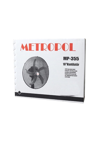 Metropol MP-355 18'' Vantilatör Metropol MP-355 18'' Vantilatör