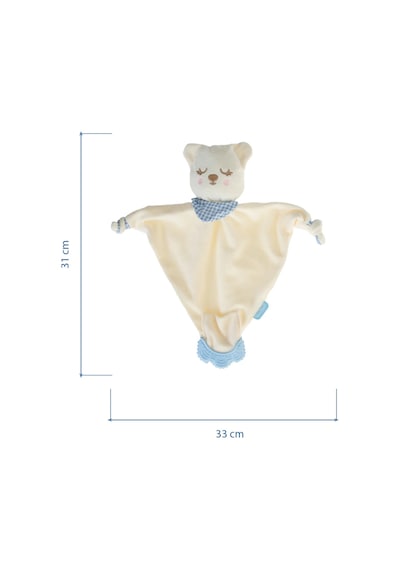 Babyjem Diş Kaşıyıcılı Sevimli Uyku Arkadaşım Mavi