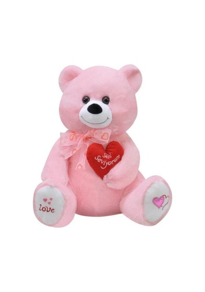 Peluş Oyuncaklar 1045p Sl Tıkıl Ayı 65 Cm Pembe