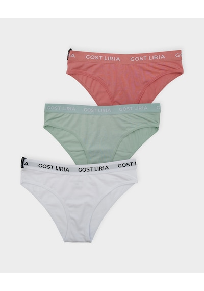 Gost Liria Spring Kadın Slip 3 Lü Paket - Çok Renkli Çok Renkli