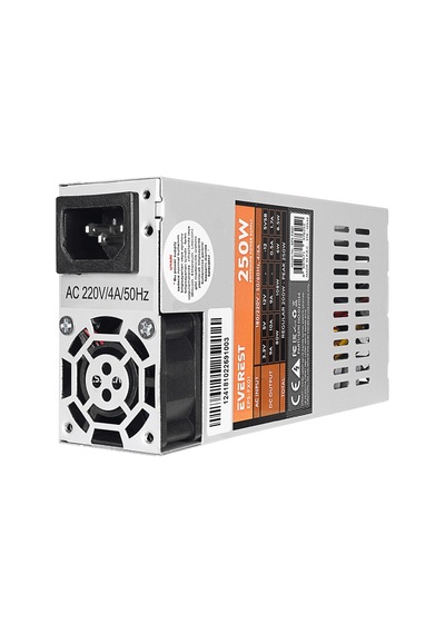 Everest Eps-fx01, Peak 250w, 4cm Fan, İnce Uzun, 41 X 81 X 150mm, Flex Power Supply Psu