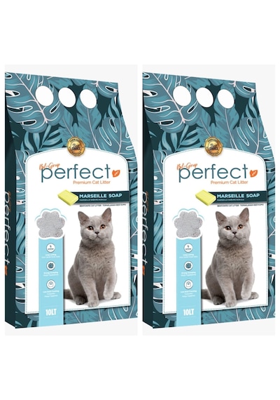 Perfect Marsilya Sabunu Kokulu Kedi Kumu 2x10 L