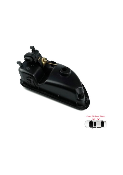 Sağ İç Kapı Kolu Siyah Renault Kangoo Twingo I Kubistar X76 İçin