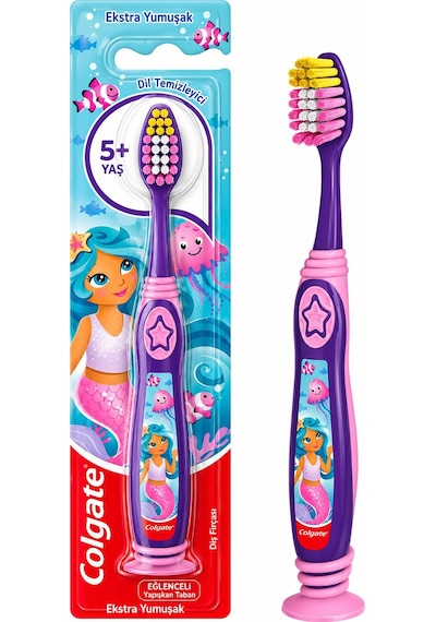 Colgate Deniz Kızı Diş Macunu Ekstra Yumuşak, Yapışkan Taban +5 Yaş