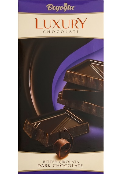 Beyoğlu Çikolata Luxury Bitter Çikolatalı Tablet Çikolata 65 Gr.