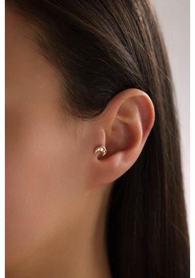 Tufanlar Kuyumculuk Altın Kruvasan Piercing Altın