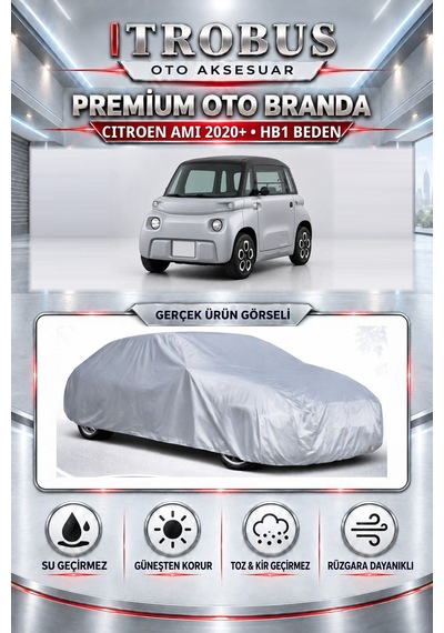 Citroen Amı 2020 Ve Sonrası Uyumlu Premium Araba Brandası Oto Branda Hb1 Beden