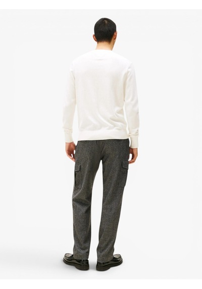Tommy Hilfiger Pıma Org Ctn Cashmere Crew Neck Erkek Sarı Kazak - Mw0mw28046