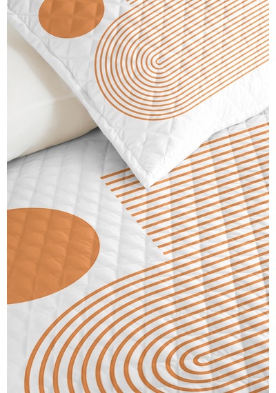 Turuncu Geometrik Modern Genç Odası Tek Kişilik Pike Takımı-minimal 160x220 Cm Kapitone Yatak Örtüsü Hafif Rota Dinginliği Turuncu Geometrik Modern Genç Odası Tek Kişilik Pike Takımı-minimal 160x220 Cm Kapitone Yatak Örtüsü Hafif Rota Dinginliği