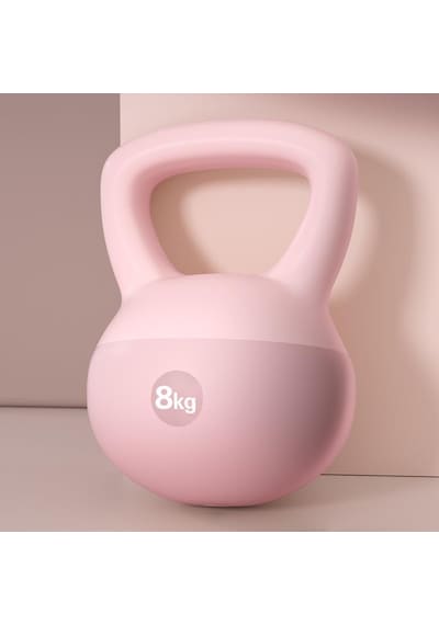 Valkyrie 8kg Soft Kettlebell Yumuşak Tabanlı Metal Kumlu Ses Yapmaz Darbeye Dayanıklı Çift El Ağırlık
