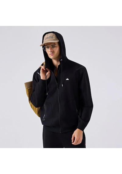 Ellesse 6sm1004-bk Fermuarlı Kapüşonlu Erkek Sweatshirt - Siyah Siyah