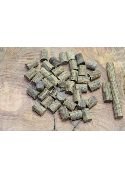 Bocote Ağacı Tesbihlik Yuvarlanmış Hazır Paket