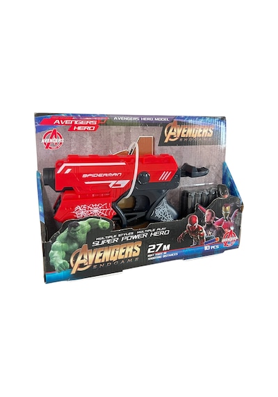 Örümcek Adam Nörf Tabanca Oyuncak Spider Man Sünger Plastik Atan Nerf Silah