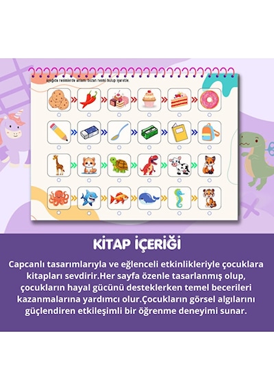Tekrar Kullanılabilir Stickerlı Yaz-sil Etkinlik Kitabım 2. Kitap