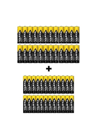 Varta Super Heavy Duty 48'li Pil Paketi 24 Adet Kalem Pil + 24 Adet İnce Pil