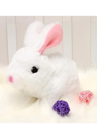 Yürüyen, Sesli Hareketli Sevimli Peluş Bunny Tavşan - Sweet Bunny 001