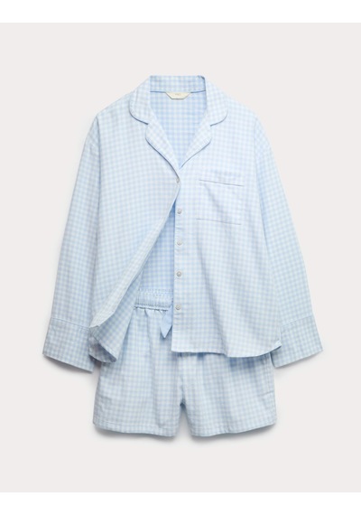 Marks & Spencer Pötikareli Pijama Takımı T37002317J Açık Mavi Marks & Spencer Pötikareli Pijama Takımı T37002317J Açık Mavi