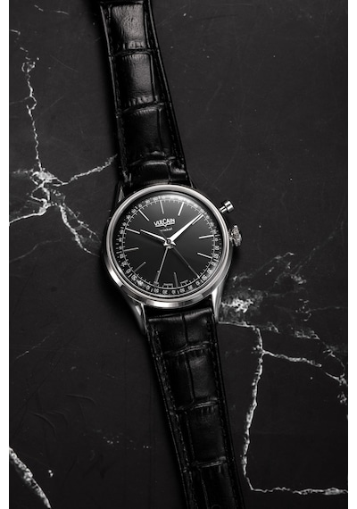 Vulcain Cricket President 39mm Black Limited Edition Mekanik Alarm Erkek Kol Saati Metalik