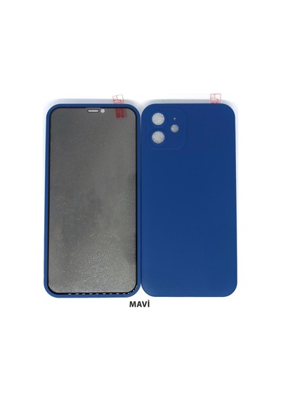 Pp Apple Uyumlu iPhone 12 360 Derece Hayalet Ekran Koruyucu Full