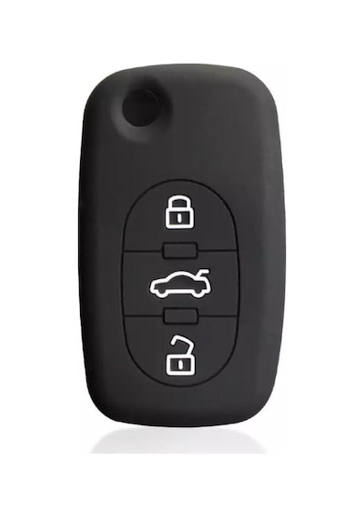 Audi A2 A3 A4 A6 A8 Silikon Anahtar Koruma Kılıfı3 Tuşlu