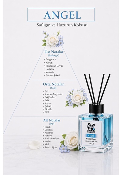 3'lü Angel Çubuklu Oda Kokusu 100 Ml Fresh