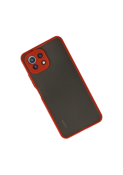 Xiaomi Mi 11 Lite Uyumlu Kılıf Montreal Silikon Kapak - Kırmızı