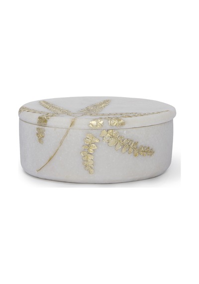 Yargıcı Polyresin Yuvarlak Takı Kutusu 17x7 Cm 26knha1046m St