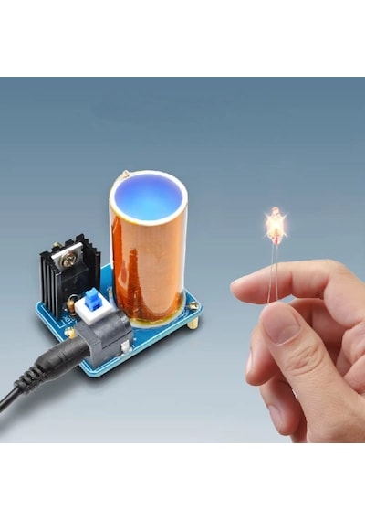 Mini Tesla Bobin Kit Demonte Modül Kablosuz Enerji İletimi Bd243 Dc 9 / 12v Temassız Elektrik