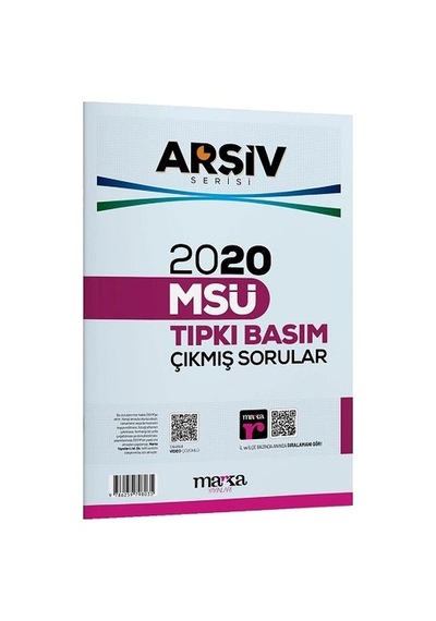 2020 Msü Arşiv Serisi Tıpkı Basım Çıkmış Sorular Tamamı Video Çözüm