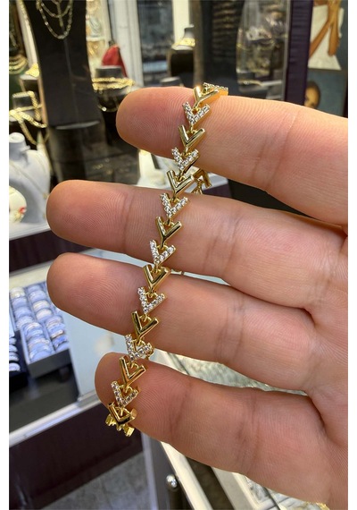 Kılçık Model Bileklik Altın