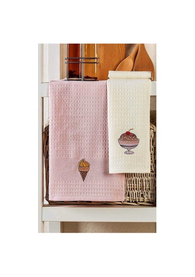 6 Parça Mutfak Kurulama Bezi 40 X 60 Cm İce Cream - Mh01155 1 Çok Renkli