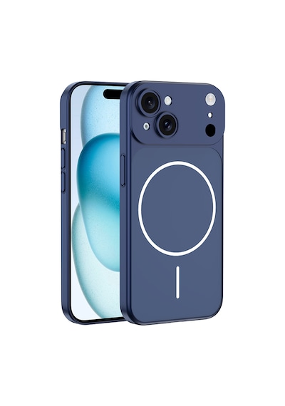 Apple Uyumlu iPhone 15 Kılıf 17 Görünümlü Kılıf Kamera Korumalı M-safe Şarj Özellikli Premium Pürüzsüz Şık Kapak Turuncu