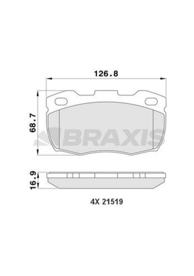 Fren Balatası On Defender Braxıs Aa0165