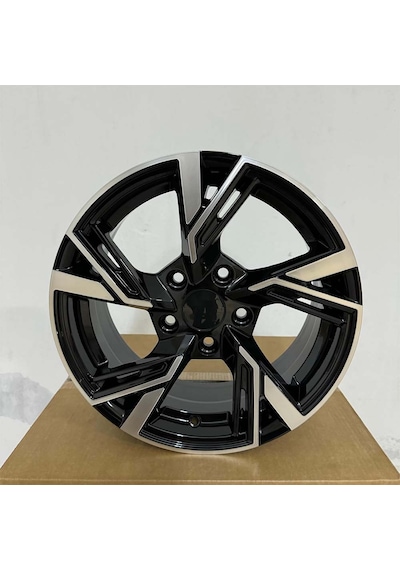 15" İnç 5x112 Caddy Volkswagen Uyumlu Siyah Jant Takım