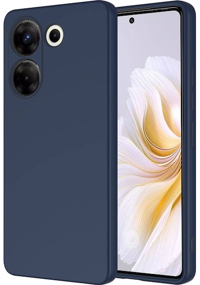 Forzacase Tecno Camon 20 Pro 4g Uyumlu Liquid Serisi İçi Kadife Lansman Silikon Kılıf Lacivert
