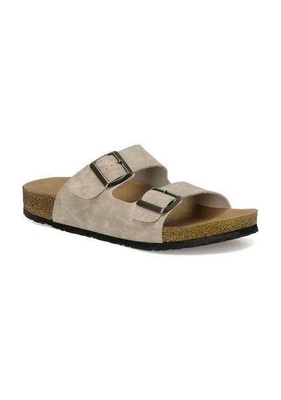 Kinetix Aten 4fx Krem Comfort Casual Anatomik Tokalı Terlik Krem