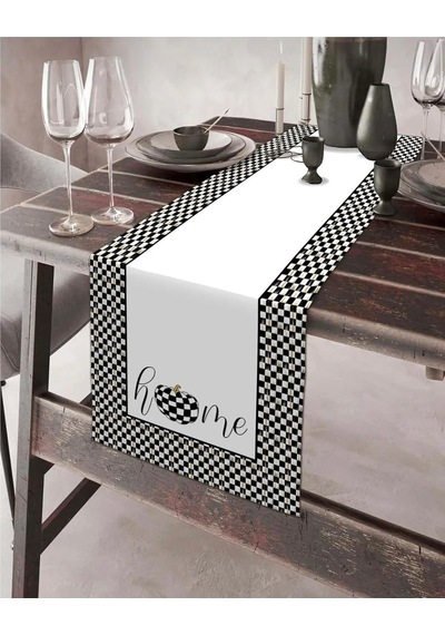 Balkabağı Desen Runner Ve Home Desen Runner 40 X 140 Ikili Paket Diğer