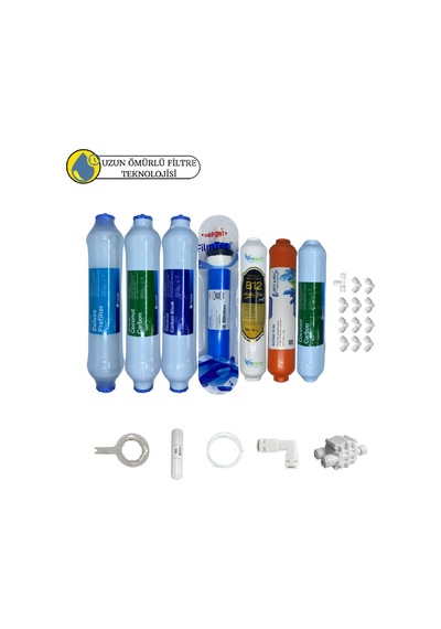 Fluxtek Kapalı Kasa Su Arıtma Cihazlarına Sertifikalı 7lı Pera Water Mineral Filmtec Dupon Mebran