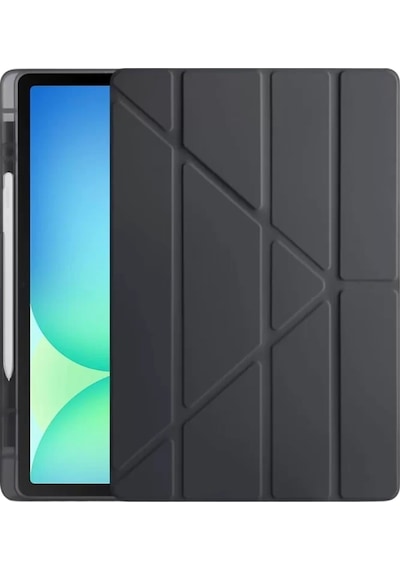 Newface Apple İpad Pro 11 2024 Kılıf Kalemlikli Hugo Tablet Kılıfı - Siyah