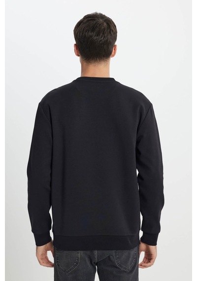 Lee Erkek Sweatshirt Siyah L242499001m Local Coll. Crew 25kmc8000080 Mc80001 Siyah