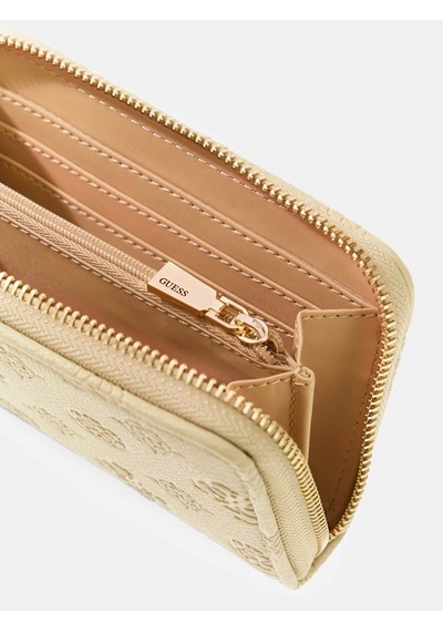 Guess Swpd9916140 Anise Slg Medium Zip Kadın Cüzdan Yeşil