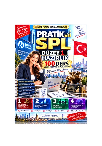 Pratik Spl Düzey 1 Hazırlık Kitabı 100 Ders, 215 Sayfa Görsel Destekli Konu Anlatımı