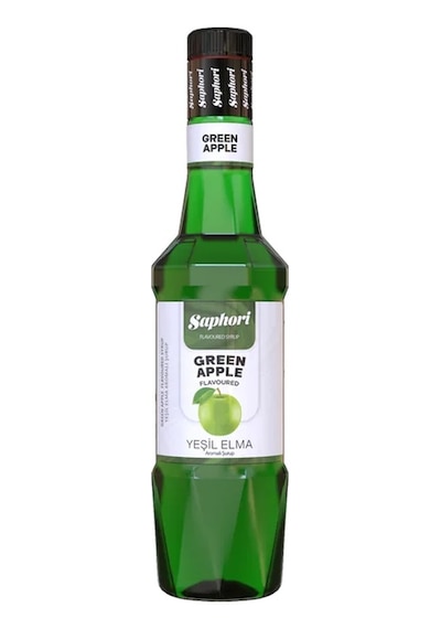 Saphori Yeşil Elma Aromalı Kokteyl Şurubu 700 Ml