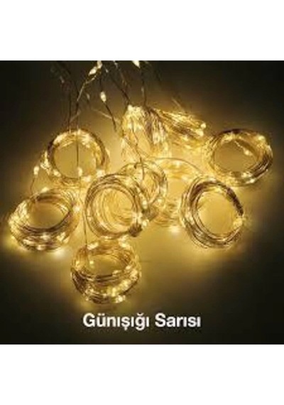 Nanopro Peri Telli Perde Led Işık Kumandalı 300 Ledli 3 X 3 Metre Usb'li 8 Animasyonlu Günışığı Çok Renkli