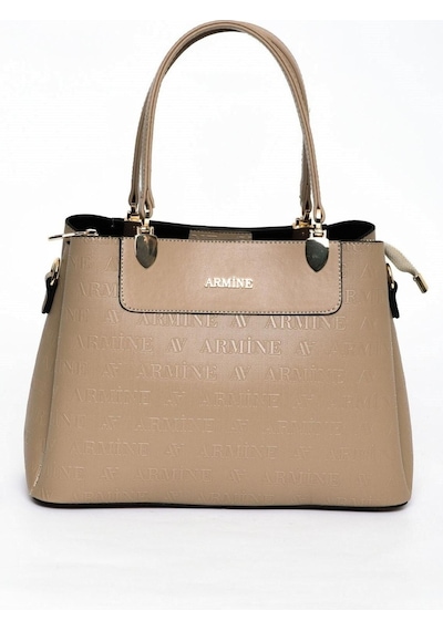 Armine 206 Kadin Omuz Kol Çantasi ARMİNE-206-R3207 Vizon